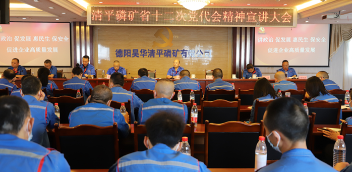 公司举行习近平总书记来川视察重要指示精神和省十二次党代会精神宣讲会