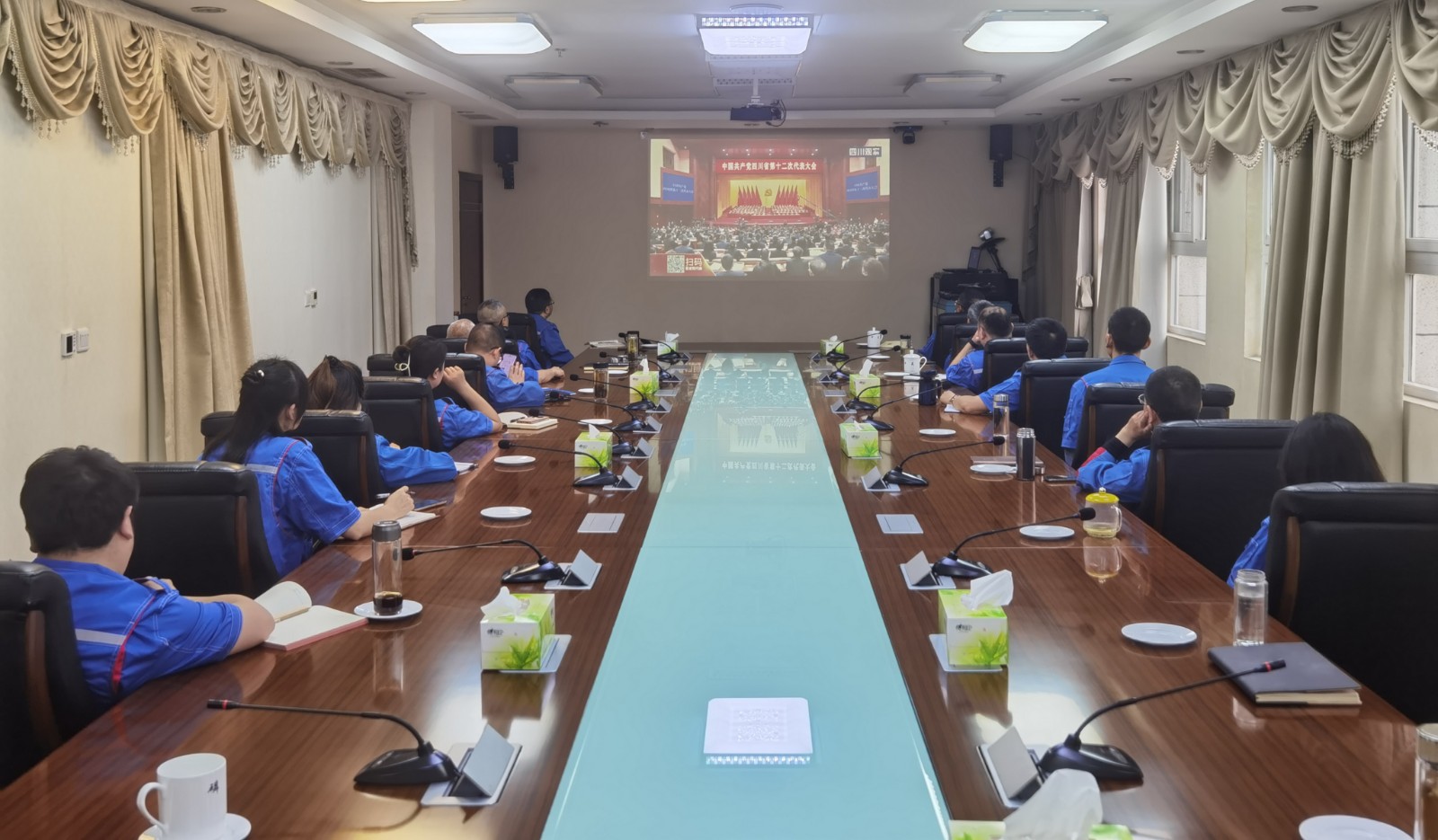 公司党员、职工、青年热议省第十二次党代会